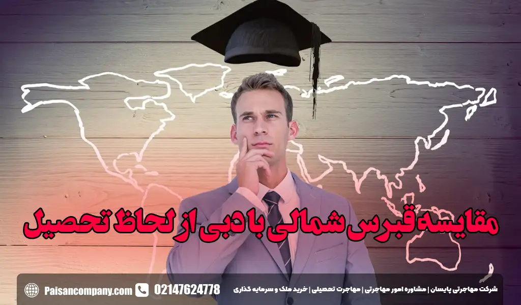 مقایسه قبرس شمالی با دبی از لحاظ تحصیل